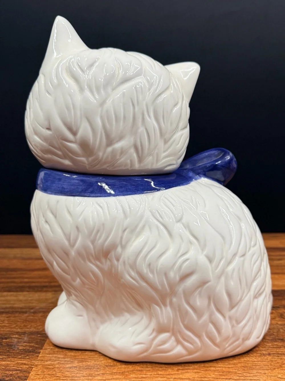 White Cat Cookie Jar
